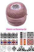 LitaeTrend Kaplan Etamin Ve Kanaviçe İpi 8 No Kod/Renk: 1010 - Royaleks thumbnail 2
