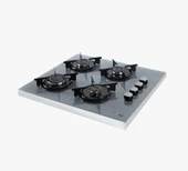 LUXELL METALİK GRİ SET ÜSTÜ OCAK LX-40TSHDF LPG - 1