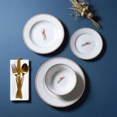 Güral Porselen Yonca 24 Parça Yemek Takımı 7014 - 1