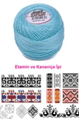 LitaeTrend Kaplan Etamin Ve Kanaviçe İpi 8 No Kod/Renk: 345 - Royaleks thumbnail 2