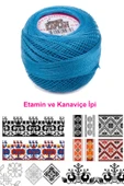 LitaeTrend Kaplan Etamin Ve Kanaviçe İpi 8 No Kod/Renk: 518 - Royaleks thumbnail 2