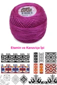 LitaeTrend Kaplan Etamin Ve Kanaviçe İpi 8 No Kod/Renk: 113 - Royaleks - 2
