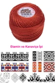 LitaeTrend Kaplan Etamin Ve Kanaviçe İpi 8 No Kod/Renk: 918 - Royaleks thumbnail 2