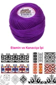 LitaeTrend Kaplan Etamin Ve Kanaviçe İpi 8 No Kod/Renk: 915 - Royaleks thumbnail 2