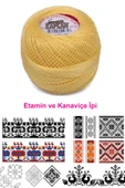 LitaeTrend Kaplan Etamin Ve Kanaviçe İpi 8 No Kod/Renk: 742 - Royaleks thumbnail 2