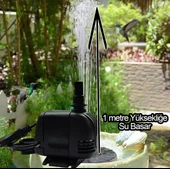 Süs Havuzu Motoru Sump Motor Şelale Motor 1 metre Yüksekliğe Su Yükseltebilir thumbnail 2