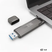 1 TB Flash Bellek USB  TYPE-C Yazma Hızı Darbeye  Dayanıklı Anti Manyetik - 4