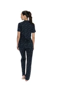 Us Polo Kadın Kısa Kol Boydan Düğmeli Pijama Takım 20051 thumbnail 6