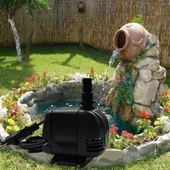 Süs Havuzu Motoru Sump Motor Şelale Motor 1 metre Yüksekliğe Su Yükseltebilir thumbnail 3