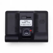 Viges Dokunmatik Araç İçi Yol Kamerası (3 Adet Kamera Set) Siyah thumbnail 2