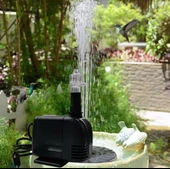 Süs Havuzu Motoru Sump Motor Şelale Motor 2.5 metre Yüksekliğe Su Yükseltebilir thumbnail 8