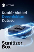 Hector UV Işıklı Berber Aletleri Dezenfektan Kutusu Sanitizer Box - 1