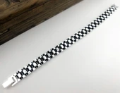 925 Ayar Gümüş Saat Kordonu Erkek Bileklik thumbnail 3