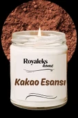 LitaeTrend Doğal Özel Seri Kokulu Dekoratif Kavanoz Mum 210 cc - Kakao Esansı - RYL thumbnail 1