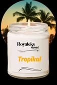 LitaeTrend Doğal Özel Seri Kokulu Dekoratif Kavanoz Mum 210 cc - Tropikal Esans - RYL thumbnail 1