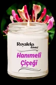 LitaeTrend Doğal Özel Seri Kokulu Dekoratif Kavanoz Mum 210 cc - Hanımeli Esansı - RYL - 1