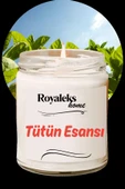 LitaeTrend Doğal Özel Seri Kokulu Dekoratif Kavanoz Mum 210 cc - Tütün Esansı - RYL thumbnail 1