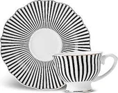 Karaca New Romantic İnce Çizgili Kahve Fincanı 90 ml Siyah thumbnail 2