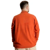 Büyük Beden Erkek Sweat Polo Selanik Nakışlı 20440 Tarçın - 4