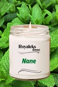 LitaeTrend Doğal Özel Seri Kokulu Dekoratif Kavanoz Mum 210 cc - Nane Esansı - RYL thumbnail 3