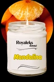LitaeTrend Doğal Özel Seri Kokulu Dekoratif Kavanoz Mum 210 cc - Mandalina Esansı - RYL - 1