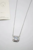 LitaeTrend Taşlı Kolye - Gümüş thumbnail 1