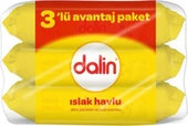 DALİN ISLAK HAVLU 56 YAPRAK 3LÜ  AVANTAJLI PAKET  X 3 ADET - 1