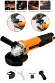 JetVolt Profesyonel 550W Avuç Taşlama Makinesi 125mm Bakır Sargılı Spiral - Turuncu - 1