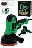 JetVolt 12V Orbital 8 Kademli Cila Pasta Parlatma Polisaj Makinesi - Yeşil - 1
