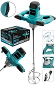 JetVolt Profesyonel 1800W Devir Ayarlı Elektrikli Alçı Boya Ve Harç Karıştırıcı Mikser - Mavi - 1