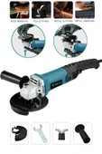 JetVolt Profesyonel 1200W Avuç Taşlama Makinesi 125mm 6 Kademeli Uzun Kuyruk - Mavi - 1