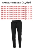 Erkek Jogger Pantolon Bel Bağcıklı Dar Kesim RAR01340 - 7