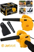 JetVolt Hava Üfleme Emme Makinesi 6 Kademe Devir Ayarlı 600 Watt Elektrikli Hava Üfleme Körüğü - Sarı - 1