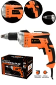 JetVolt Profesyonel 90N.m Alçıpan Vidalama Tabancası 710W - Turuncu - 1