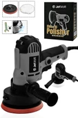 JetVolt 12V Orbital 8 Kademli Cila Pasta Parlatma Polisaj Makinesi - Gri - 1