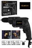 JetVolt 240V 60Hz Profesional 580W Metal Şanzıman 10mm Elektrikli Matkap - Siyah - 1