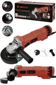 JetVolt Profesyonel 750W Avuç Taşlama Makinesi 125mm Bakır Sargılı Spiral - Kırmızı - 1