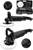 JetVolt Devir Ayarlı Polisaj Makinesi 6 Kademeli Pasta Cila Kiti 1300 Watt 180 mm - Siyah - 1