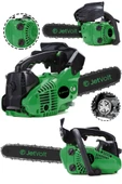 JetVolt 25cc Mini Benzinli Testere Ağaç Odun Dal Budama Ve Kesme Testeresi Hızar Motoru - Yeşil - 1