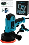 JetVolt 12V Orbital 8 Kademli Cila Pasta Parlatma Polisaj Makinesi - Mavi - 1