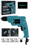 JetVolt 240V 60Hz Profesional 580W Metal Şanzıman 10mm Elektrikli Matkap - Mavi - 1