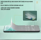 Xiaomi REDMİ NOTE 8 PRO Uyumlu Nano Arka Kaplama Şeffaf Hd Esnek 250UM Kalın - MAXXPRO - 5