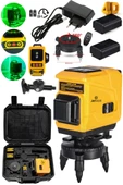 JetVolt 360° 12 Köşe Otomatik Hizalamalı Lazer Metre Hizalama Yeşil Çizgili Lazer Hizalama Su Terazili - 1
