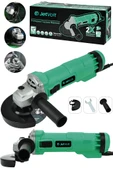 JetVolt Profesyonel 750W Avuç Taşlama Makinesi 125mm Bakır Sargılı Spiral - Yeşil - 1