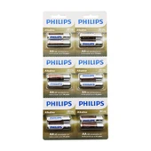 PHILIPS  ALKALİNE KALEM - AA - 1.5V  PİL  12PCS= 2Lİ X 6 (5250) - 1