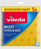 2 si bir arada vileda temizlik seti(vileda bezzy temizlik bezi 5 li, vileda 5li oluklu sünger) x2 adet - 2