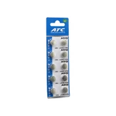 ATC ALKALİNE BUTTON BATTERY AG13 LR-44/A76 DÜĞME PİL ALKALİN 1.5V 10LU KART (5250) - 1