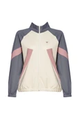 hummel Harlow Zip Jacket Bej Kadın Fermuarlı Ceket - 2