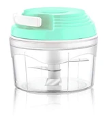 İpli El Rondosu 3 Bıçaklı Pratik İp Çekmeli Doğrayıcı Mutfak Mini Rota (5250) - 1