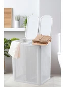 Omnipazar SY-4632 Smart Duo İki Bölmeli Kirli Çamaşır Sepeti 84 Litre - 1